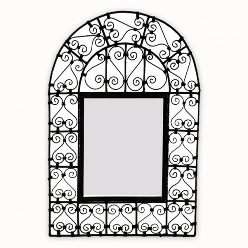 Orient Spiegel aus Metall ARQ H80cm