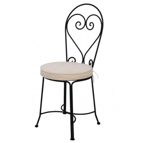 Eisenstuhl JOLI-COEUR aus Handarbeit