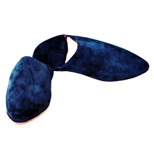 Marokkanische Hausschuhe Wildleder dunkelblau Gr. 38 - 40