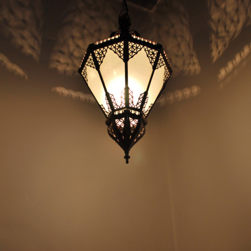 Orientalische Lampe "Balota" Weiss