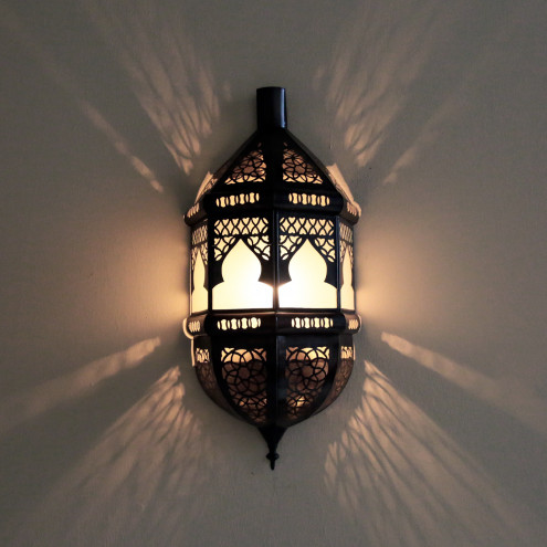 Arabische Wandlampe aus Glas TOBOGA