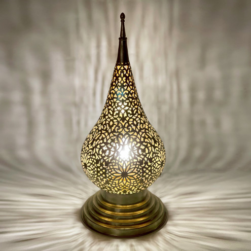 Orientalische Stehleuchte FASI-2 aus Messing