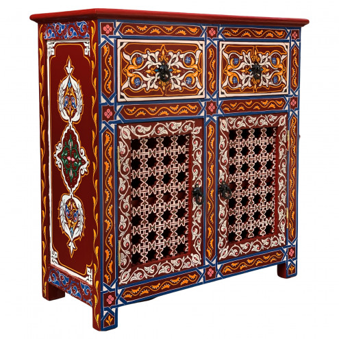 Marokkanischer Kommode Handbemalt