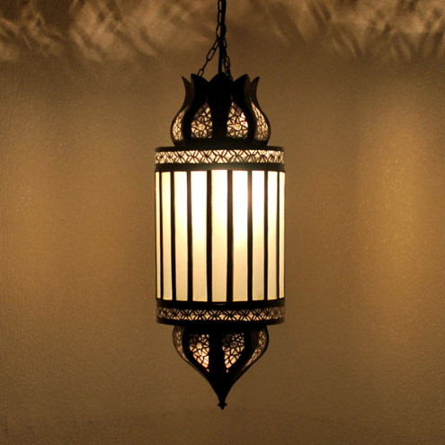 Orientalische Hängelaterne "Kados" Weiss