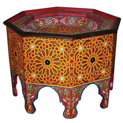 Orientalischer Tisch handbemalt MAYMANA D65cm