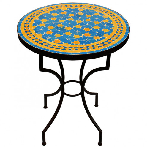 Marokkanischer Mosaiktisch RAFRAF-1 D60cm