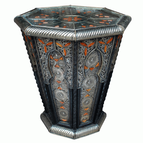 Arabischer Edelmetall-beschlagener Tisch UNUH