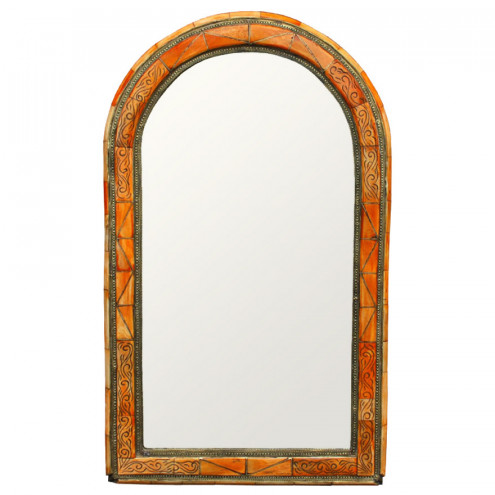 Orientalischer Spiegel mit Entarsien Adam H 85 cm