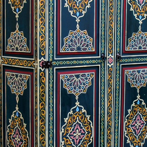 Marokkanischer Holzschrank LAKHDAR