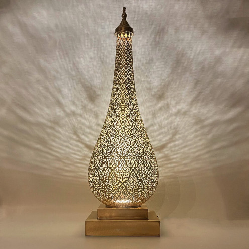 Orientalische Stehleuchte aus Messing SAHAR H-L