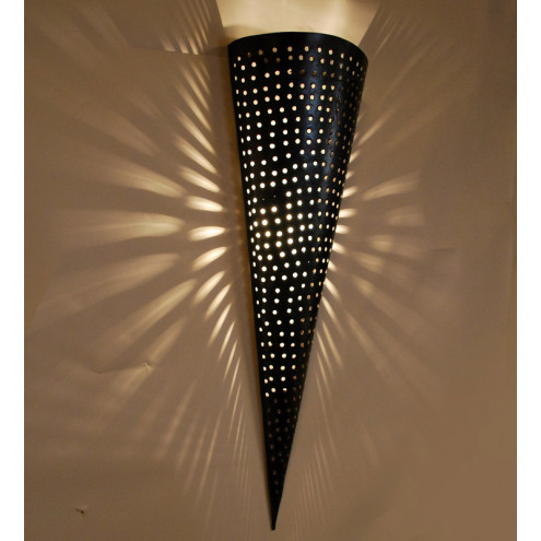 Marokkanische Wandleuchte aus Metall NAKAT H70cm