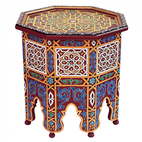 Orientalischer Handbemalter Teetisch AHLAM D60cm
