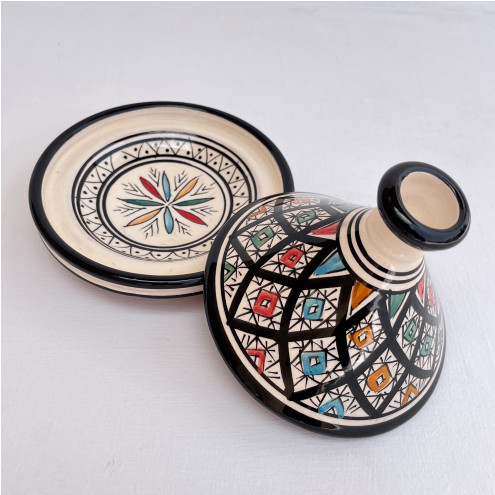 Marokkanische kleine Tajine bunt Ø11cm