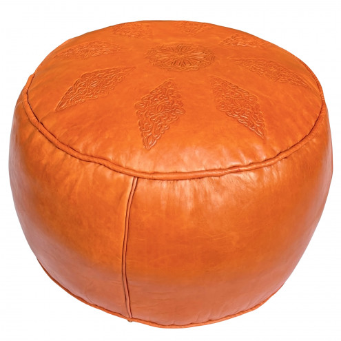 Marokkanisches Sitzkissen SALÈ Orange inkl.Füllung