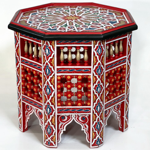 Achteckiger Tisch aus Marokko HALIMA D60cm