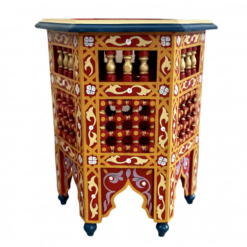 Orientalischer Beistelltisch Handbemalt DAHBI