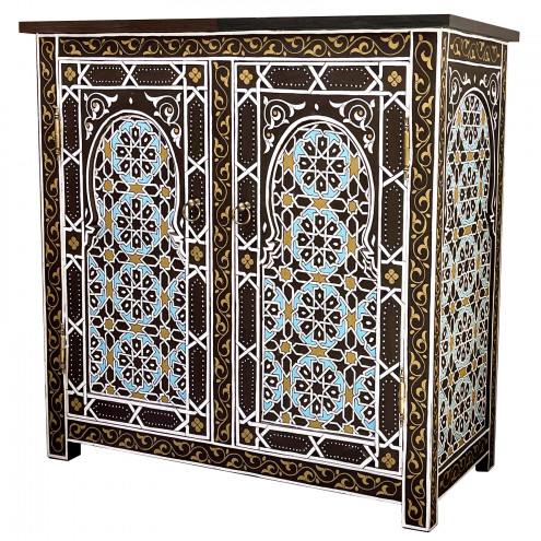 Orientalische Kommode handbemalt SANSIBAR