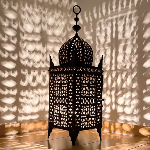 Marokkanische Eisenlaterne SAMA H65cm