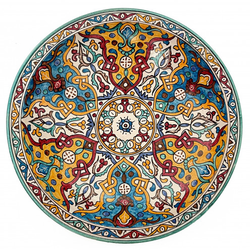 Orientalisches handbemaltes Waschbecken MULTI-4