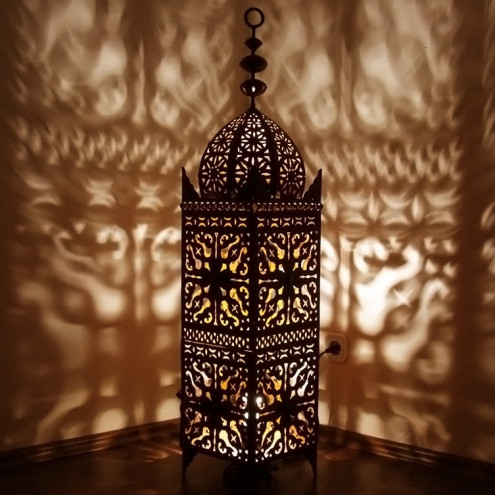 Orientalische Laterne aus Eisen SAMA H125cm