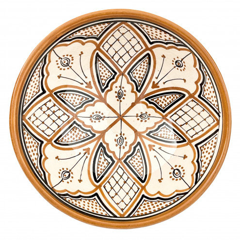 Marokkanische Keramikschale SAFI-6 Ø20 cm – handbemalt