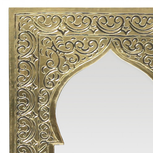 Marokkanischer Deco-Spiegel Kasim-XS H12cm Gold