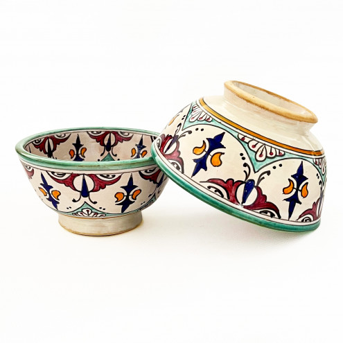 Marokkanische Schüssel aus Keramik FES-065 Ø16cm