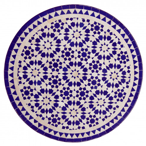 Marokkanischer Gartentisch aus Mosaik ANKABUT D60cm