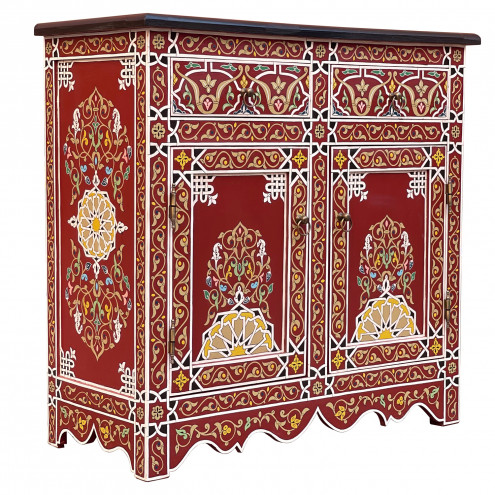 Orientalische handbemalte Kommode AKBAR