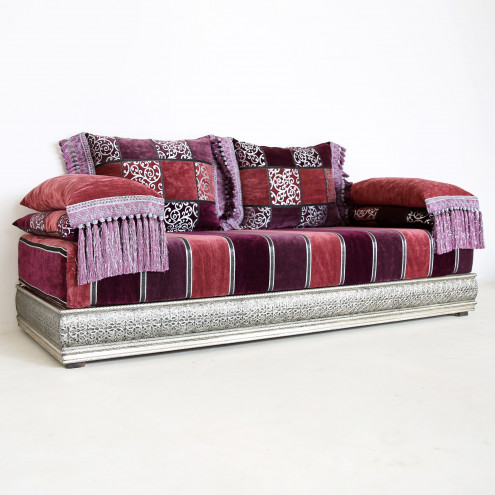 Arabisches Sofa Jalila mit Maychort-Verkleidung