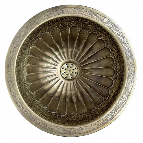 Runde Messing Waschschüssel MS-4