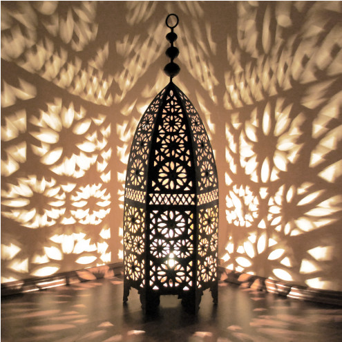 Orientalische Eisenlaterne MSEDDES H100cm