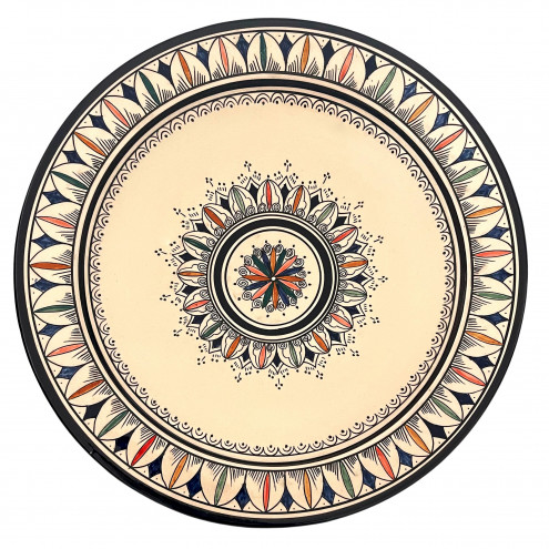 Marokkanische Handbemalte Keramik-Schale Ø40cm