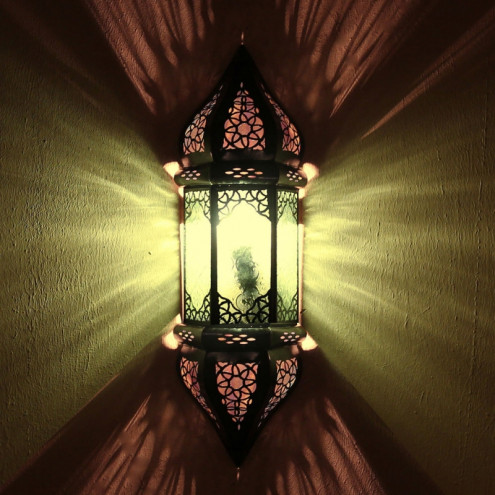 Orientalische Wandlampe Wandleuchte Marokkanische Lampenschirm Sultania Multi 