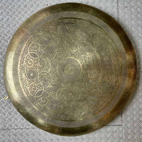 Marokkanische Wandleuchte aus Messing DORA-FES D100cm