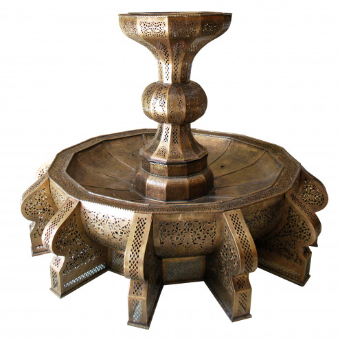 Orientalischer Brunnen aus Messing ARSSA H120cmXD110cm