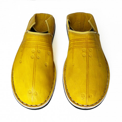 Marokkanische Lederschuhe Gelb Marakech