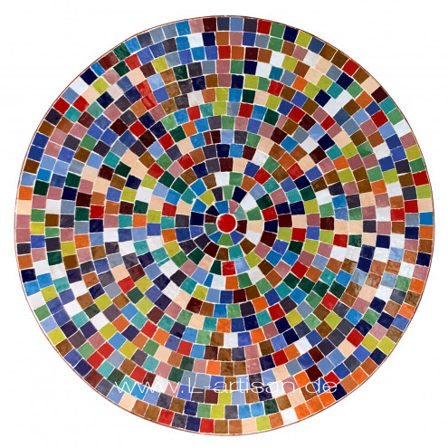 Marokkanischer Tisch aus Mosaiksteine COLOR D60cm
