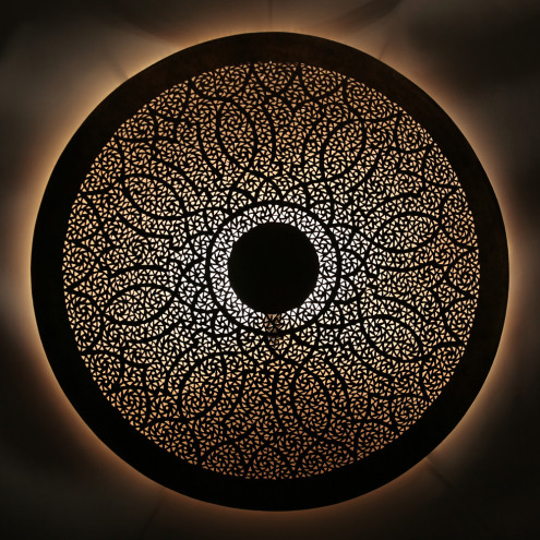 Marokkanische Messing-Wandleuchte DORA-KECH D80cm