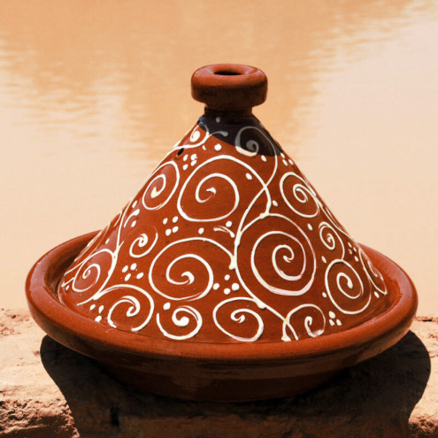 Marokkanischer Tontopf ESCARGO Ø32cm