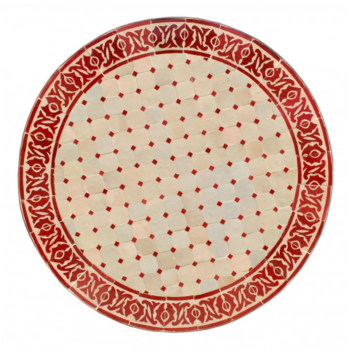 Mosaik-Bistrotisch aus Marokko TAWRIK-HAMRA Ø60cm