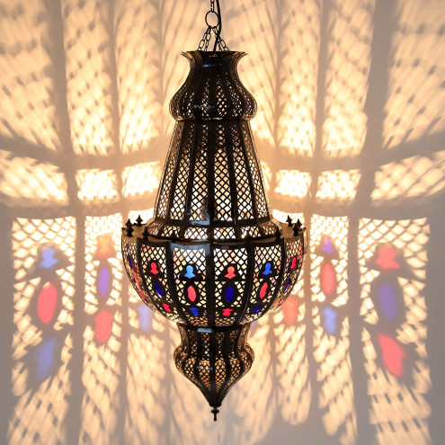 Orientalische Deckenlampe JALILA H80cm