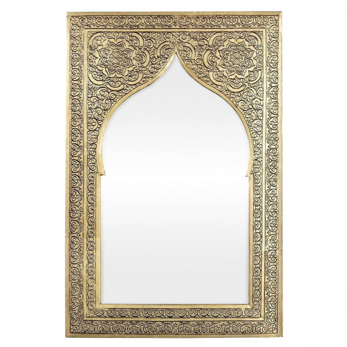 Orientalischer Messing Spiegel KASIM-L H38cm