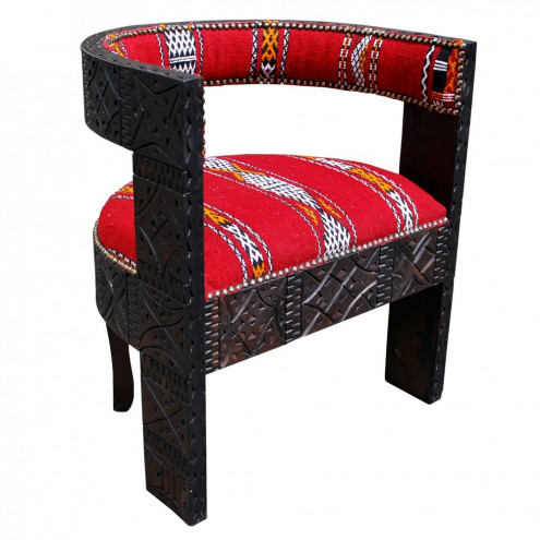 Orientalischer Sessel "Kelim" mit echtem Kelim