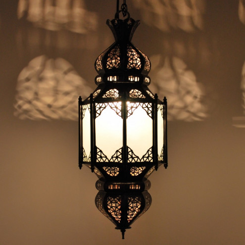 Arabische Hängelampe Lafna weiß