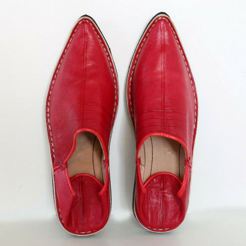 Marokkanische Hausschuhe Rot BABOUSCHE