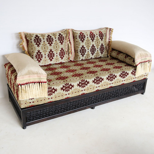 Marokkanische Sofa SABAH in Moscharabi-Look