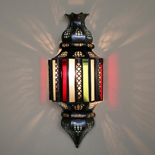 Orientalische Wandlampe aus Glas NIHAL