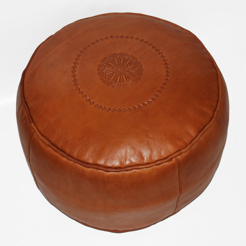 Marokkanisches Sitzkissen SALE cognac inkl.Füllung