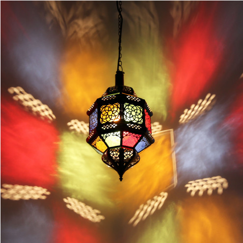 Orientalische Hängeleuchte TITIA Multi-2